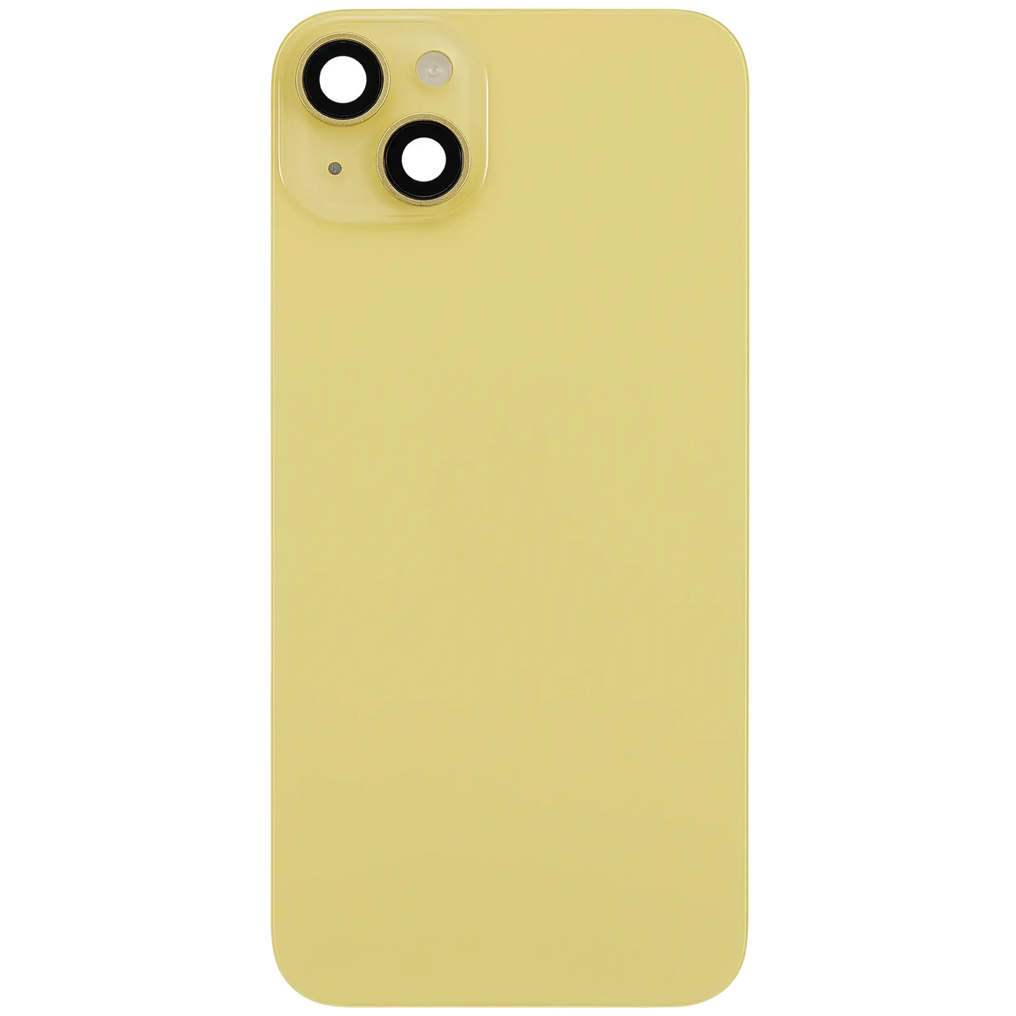 Back Glass w/ MagSafe Magnet & NFC & Flashlight Flex For iPhone 14 Plus (Pull) (Yellow)