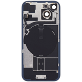 Back Glass w/ MagSafe Magnet & NFC & Flashlight Flex For iPhone 15 (Pull) (Blue)