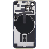 Back Glass w/ MagSafe Magnet & NFC & Flashlight Flex For iPhone 14 (Pull) (Yellow)