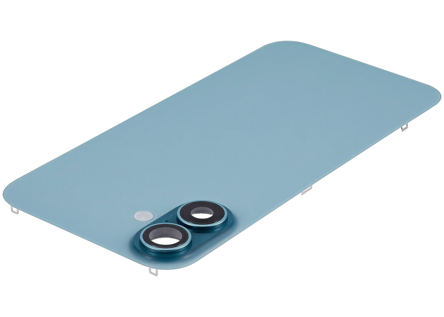 Back Glass w/ MagSafe Magnet & NFC & Flashlight Flex For iPhone 16 Plus (Pull) (Teal)