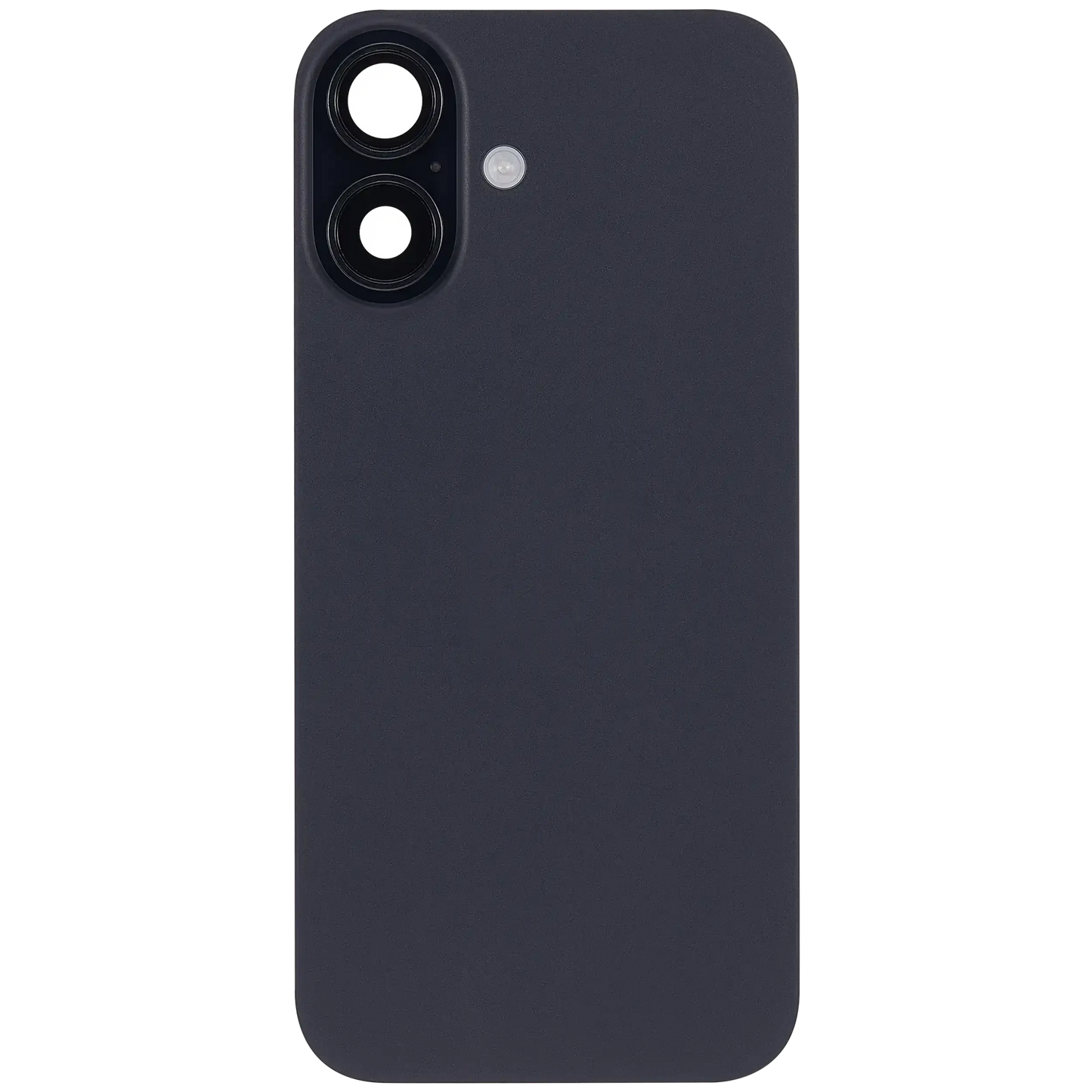 Back Glass w/ MagSafe Magnet & NFC & Flashlight Flex For iPhone 16 (Pull) (Black)