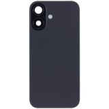 Back Glass w/ MagSafe Magnet & NFC & Flashlight Flex For iPhone 16 (Pull) (Black)