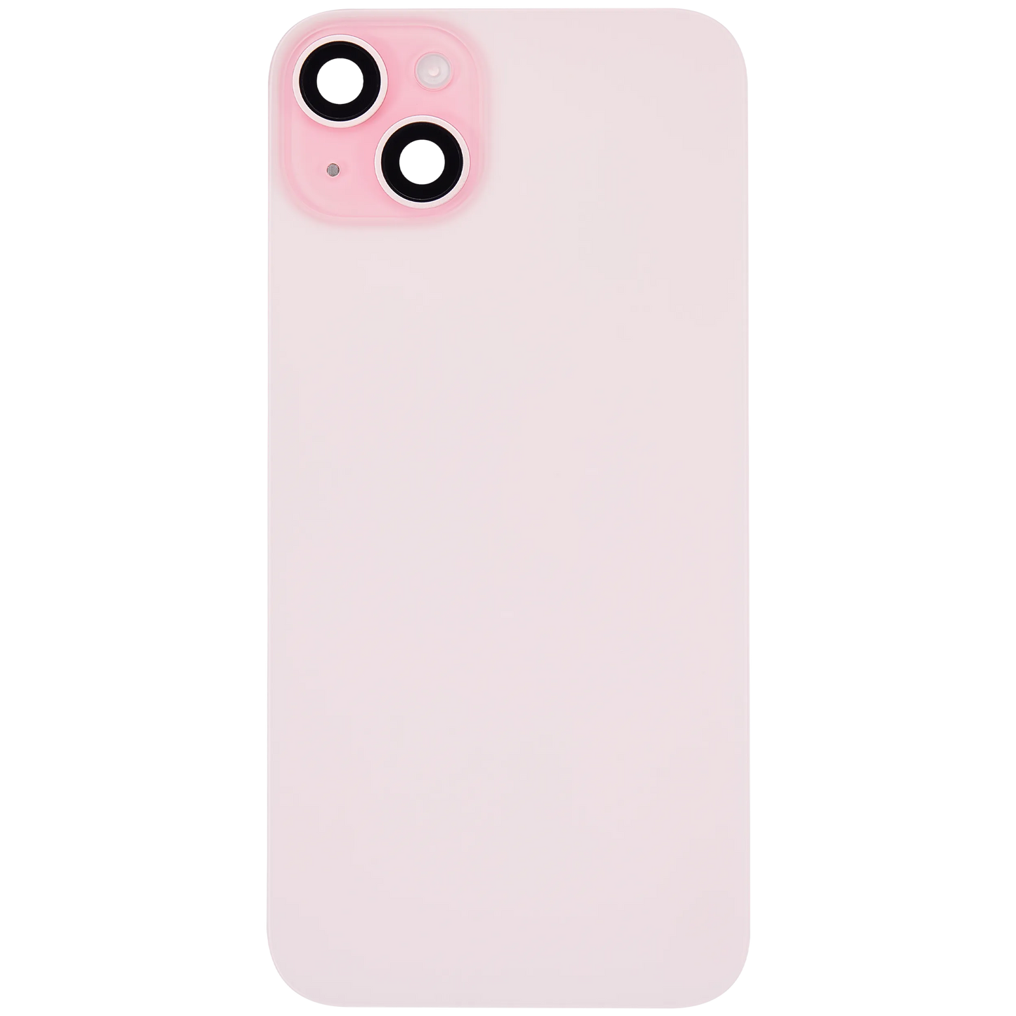 Back Glass w/ MagSafe Magnet & NFC & Flashlight Flex For iPhone 15 Plus (Pull) (Pink)