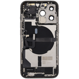 Back Housing W/ Charging Port Flex & Small Parts For iPhone 13 Pro (US Version) (Used OEM) (Pull) (Graphite)