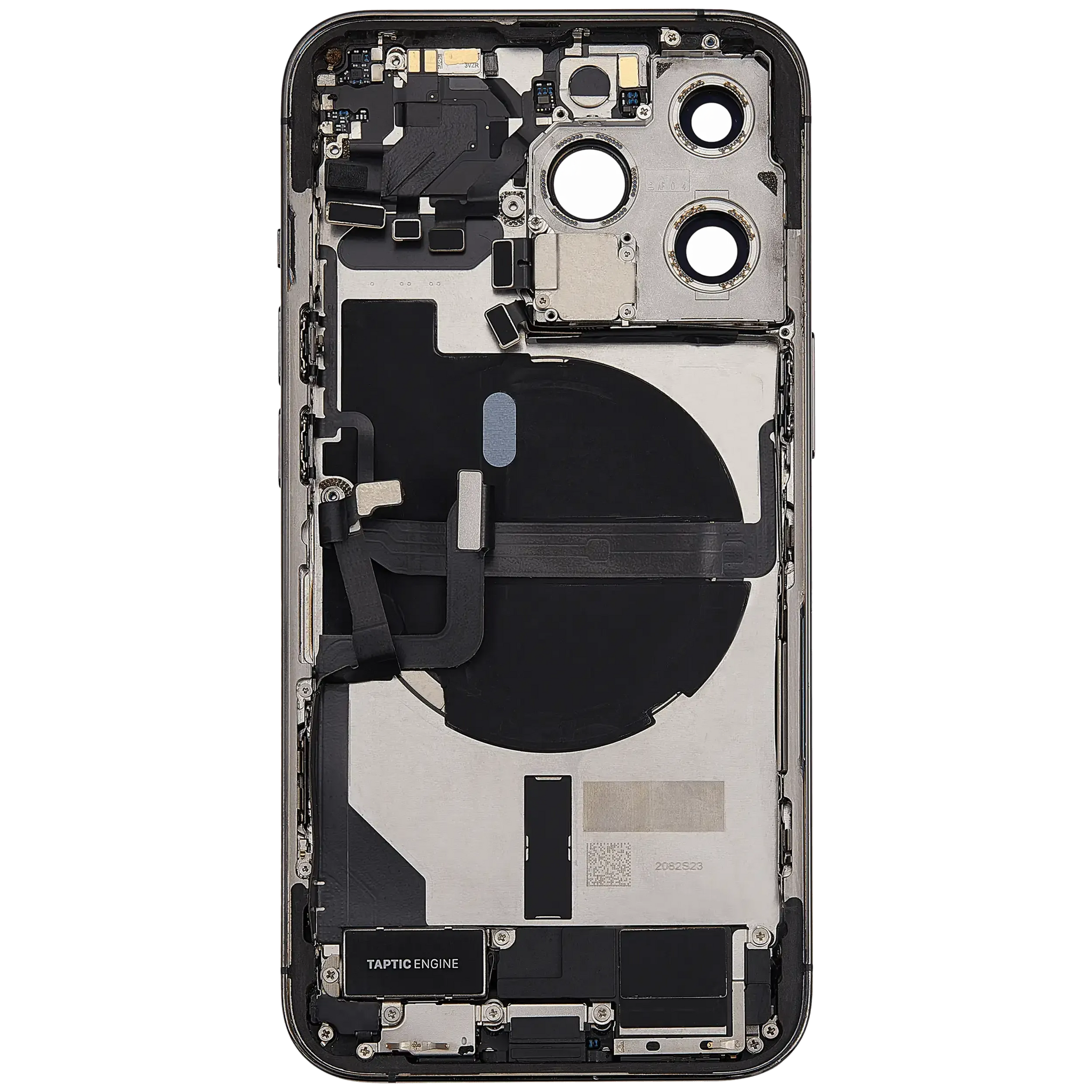 Back Housing W/ Charging Port Flex & Small Parts For iPhone 13 Pro (US Version) (Used OEM) (Pull) (Graphite)