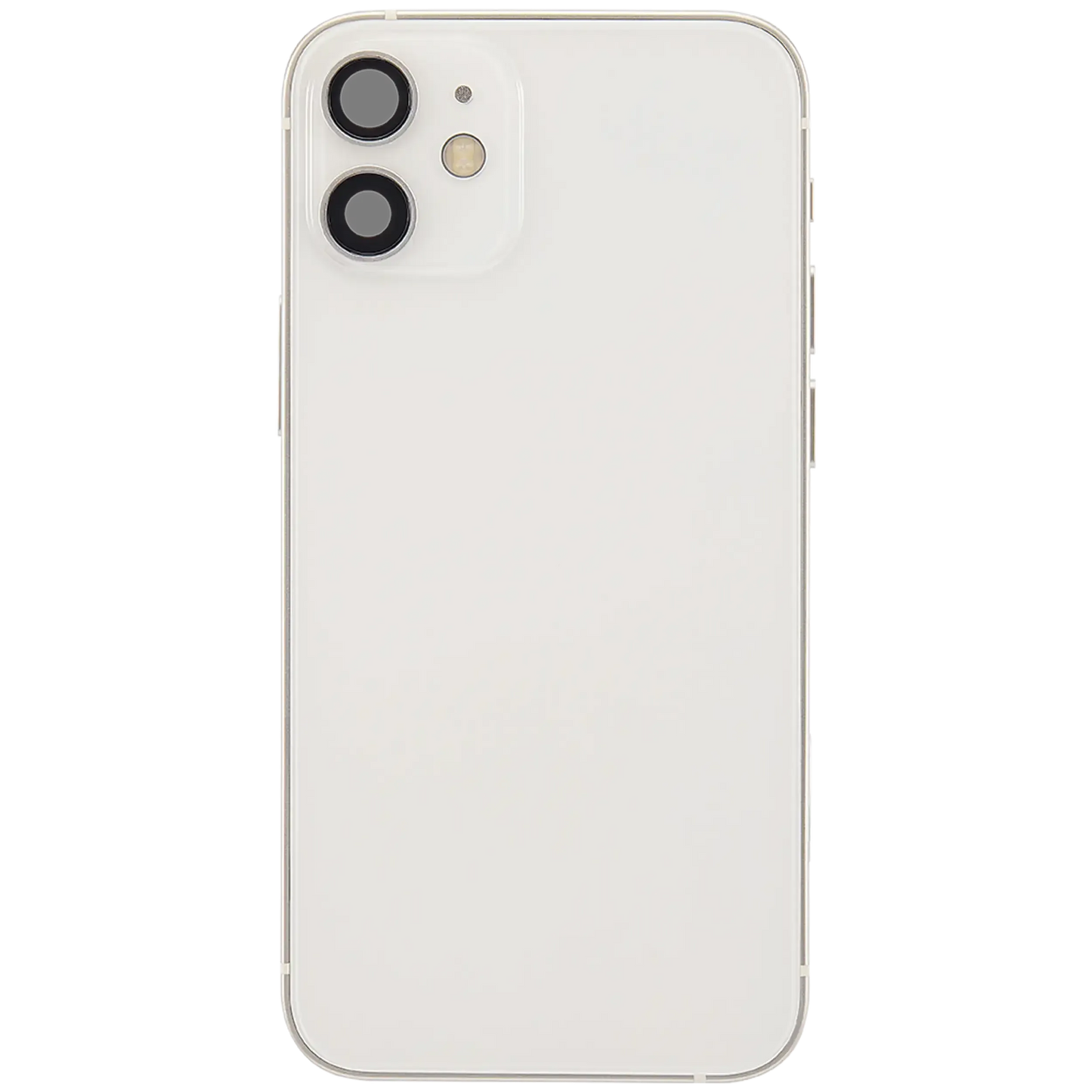 Back Housing W/ Charging Port Flex & Small Parts For iPhone 12 Mini (US Version) (Pull) (White)