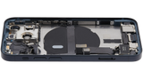 Back Housing W/ Charging Port Flex & Small Parts For iPhone 13 Mini (US Version) (Used OEM) (Pull) (Midnight)