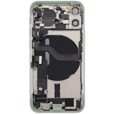 Back Housing W/ Charging Port Flex & Small Parts For iPhone 12 Mini (EU / Global Version) (Pull) (Green)