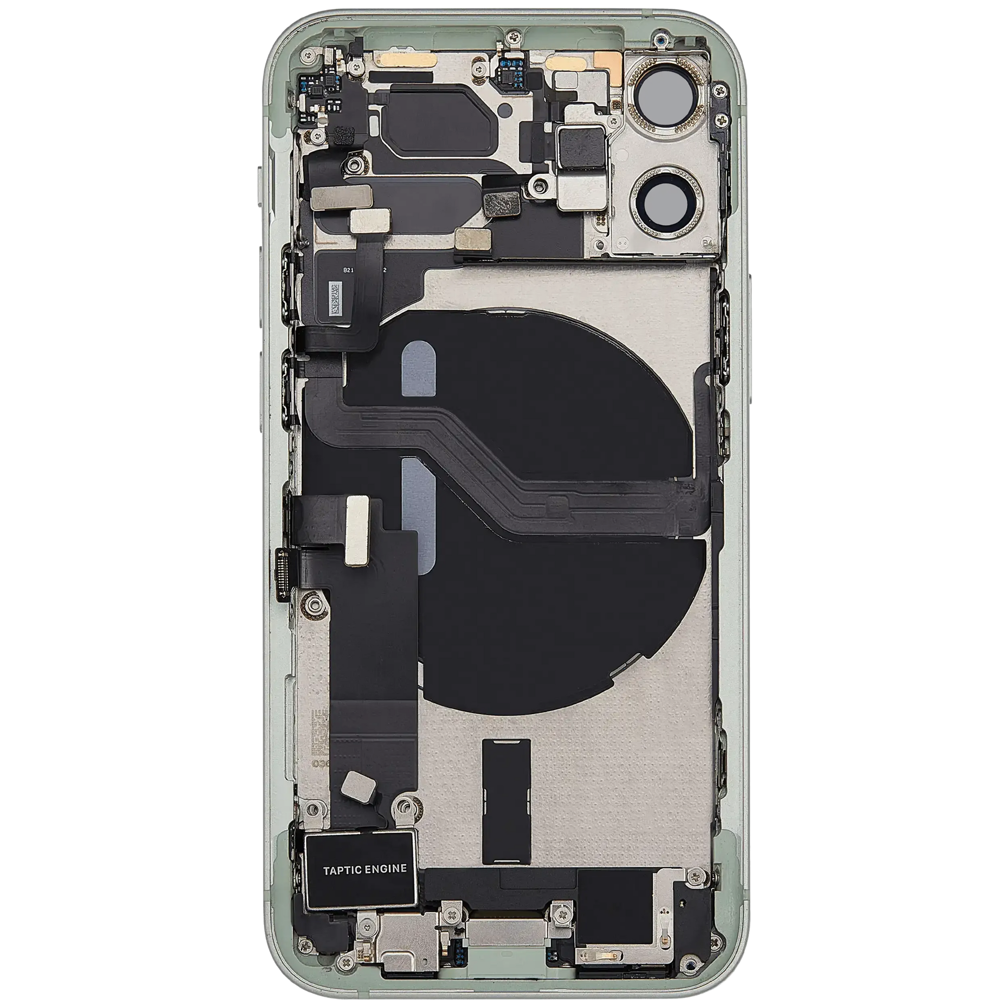 Back Housing W/ Charging Port Flex & Small Parts For iPhone 12 Mini (EU / Global Version) (Pull) (Green)