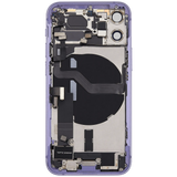 Back Housing W/ Charging Port Flex & Small Parts For iPhone 12 Mini (EU / Global Version) (Pull) (Purple)