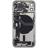Back Housing W/ Charging Port Flex & Small Parts For iPhone 12 Mini (US Version) (Pull) (Green)