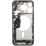 Mid-Frame Housing W/ Charging Port Flex & Small Parts For iPhone 15 Pro Max (EU / Global Version) (Pull) (Natural Titanium)