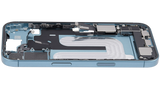 Mid-Frame Housing W/ Charging Port Flex & Small Parts For iPhone 16 (US Version) (Pull) (Teal)