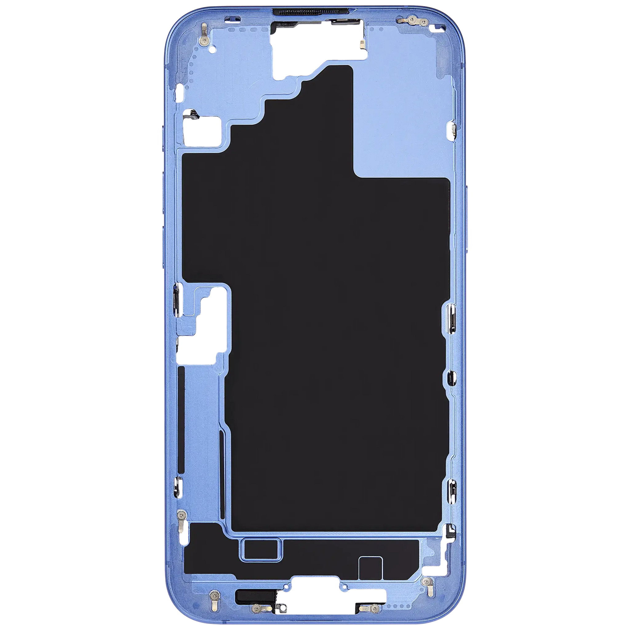 Mid-Frame Housing W/ Small Parts For iPhone 16 Plus (EU / Global Version) (Pull) (Ultramarine)