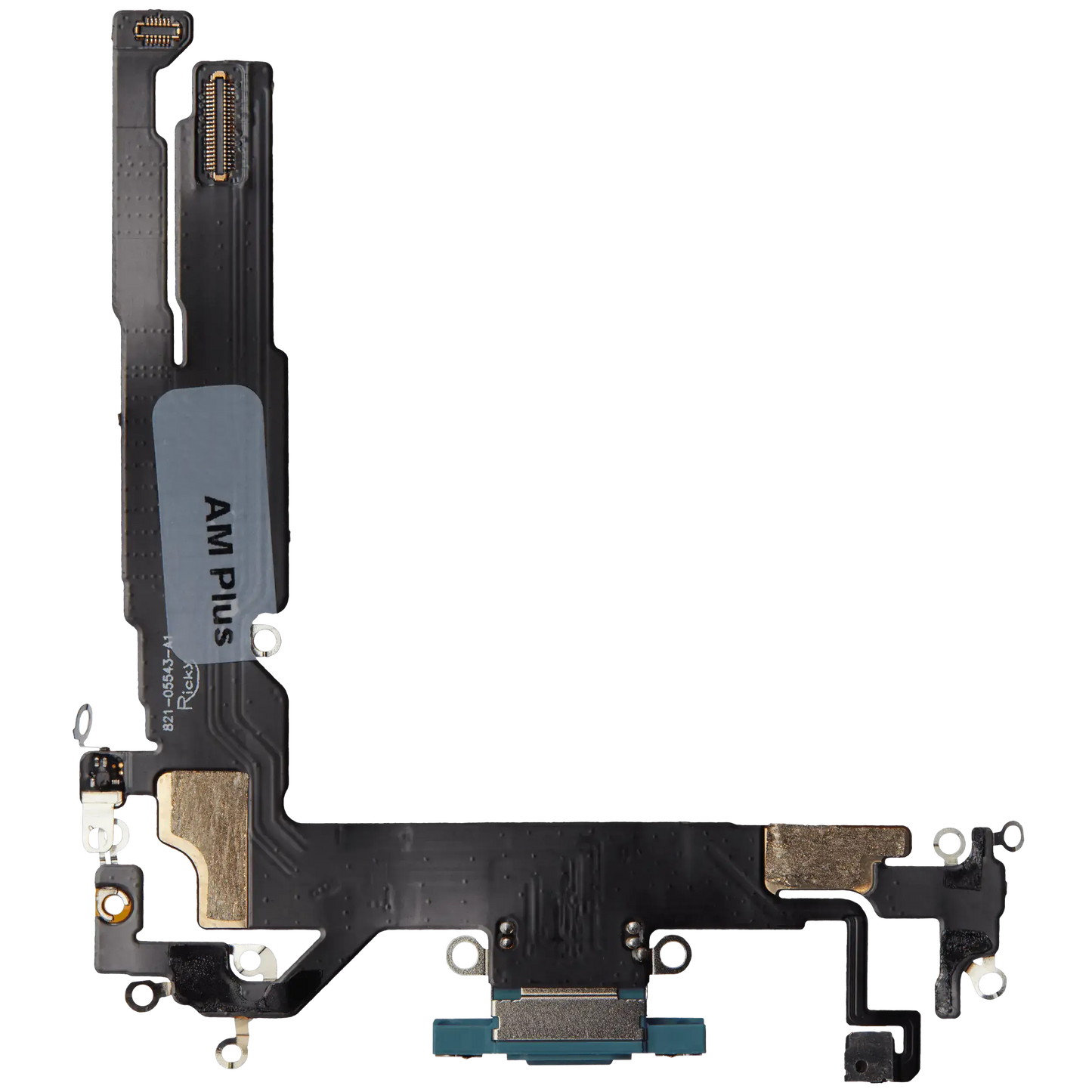 Charging Port Flex Cable For iPhone 16 (Pull) (Teal)
