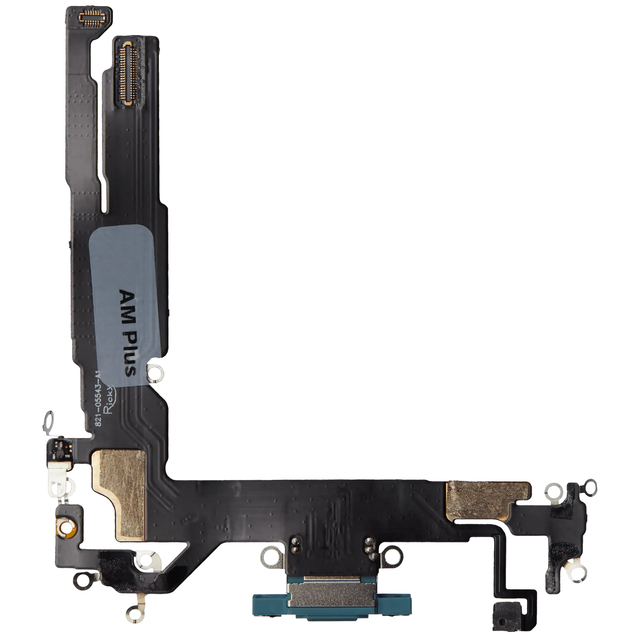 Charging Port Flex Cable For iPhone 16 (Pull) (Teal)