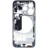 Mid-Frame Housing W/ Small Parts For iPhone 15 Pro (EU / Global Version) (Pull) (Blue Titanium)
