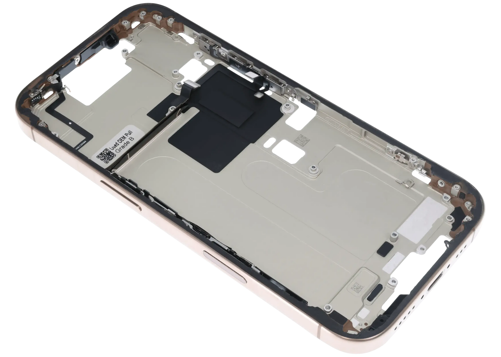 Mid-Frame Housing W/ Small Parts For iPhone 16 Pro (US Version) (Pull) (Desert Titanium)