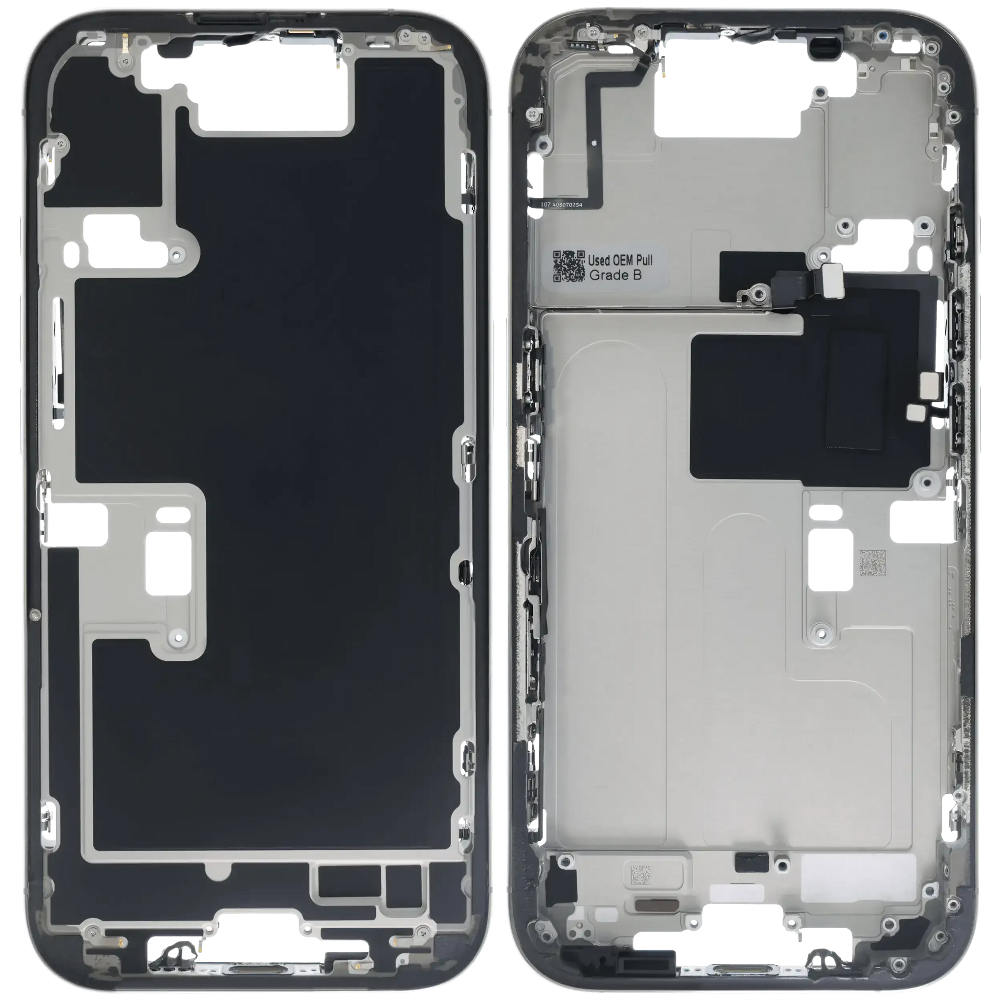 Mid-Frame Housing W/ Small Parts For iPhone 16 Pro (US Version) (Pull) (Natural Titanium)