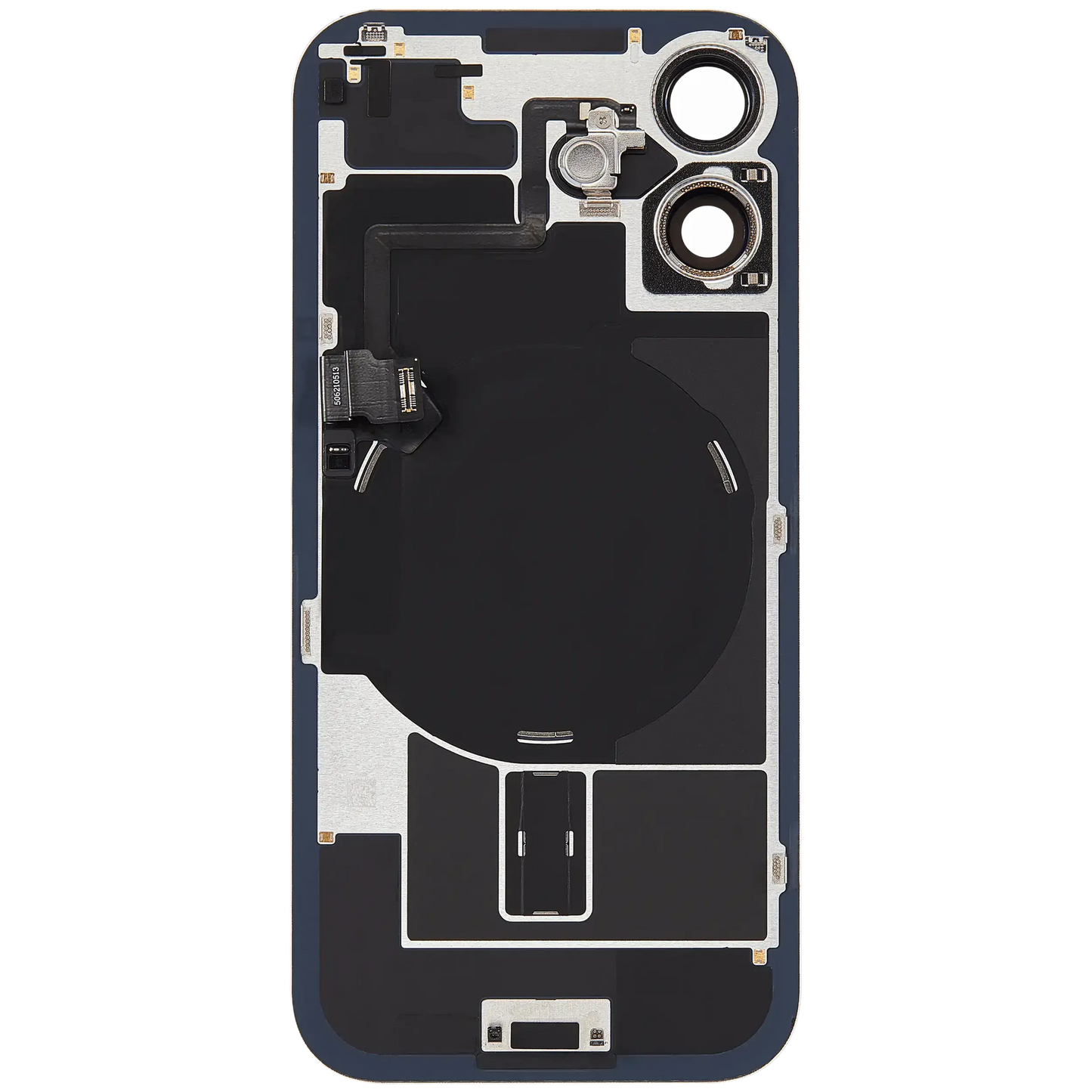 Back Glass w/ MagSafe Magnet & NFC & Flashlight Flex For iPhone 17 (Pull) (Lavender)