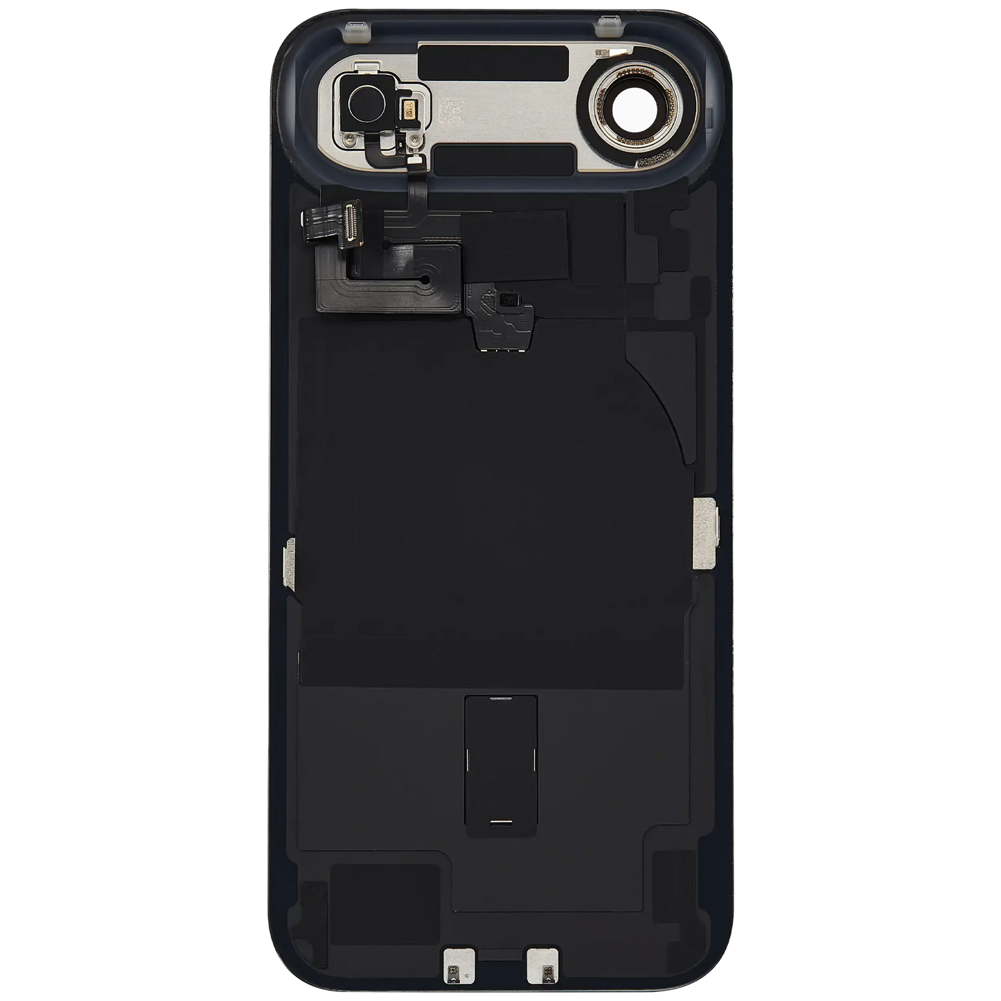 Back Glass w/ MagSafe Magnet & NFC & Flashlight Flex For iPhone Air (Pull) (Black)