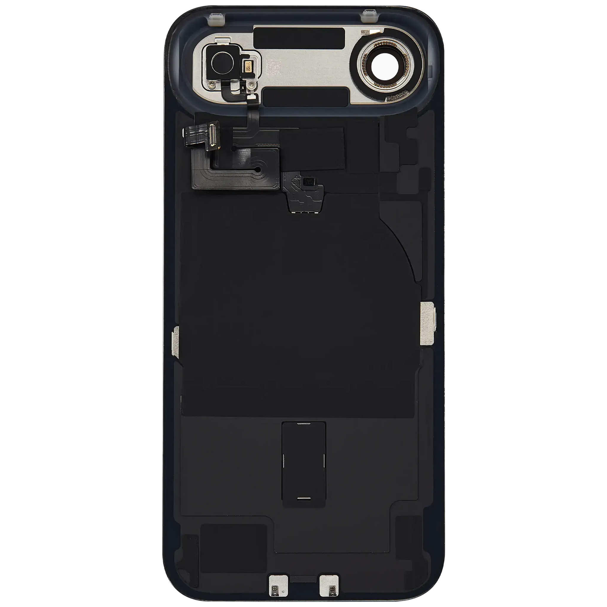Back Glass w/ MagSafe Magnet & NFC & Flashlight Flex For iPhone Air (Pull) (Black)