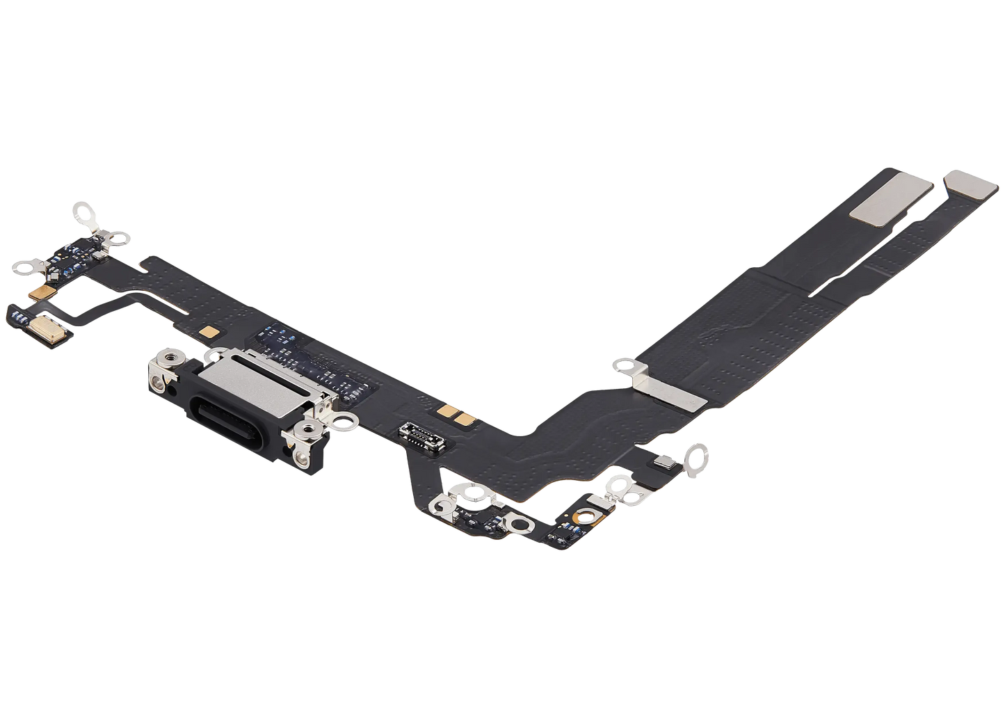 Charging Port Flex Cable For iPhone 17 (Pull) (Mist Blue)