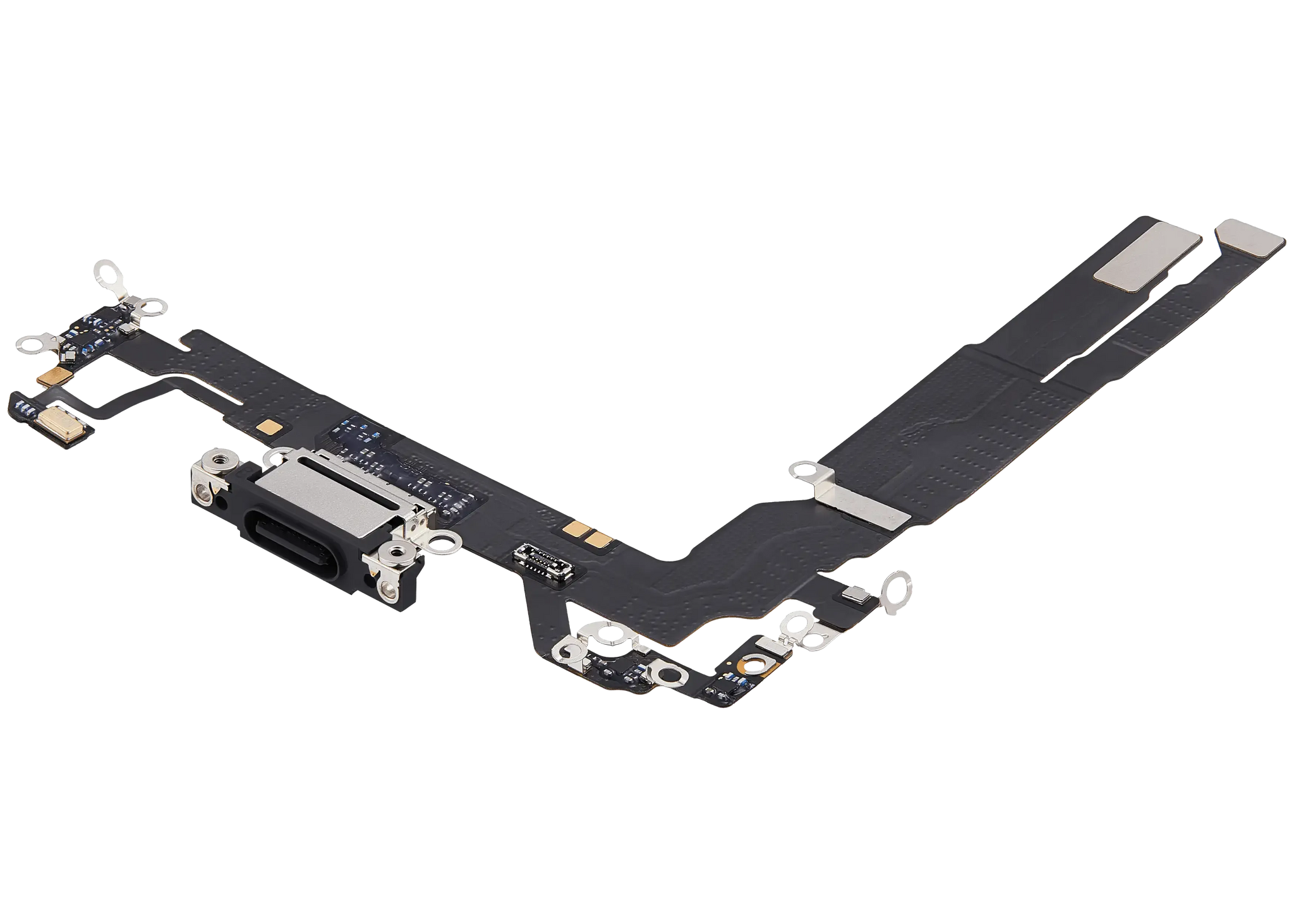 Charging Port Flex Cable For iPhone 17 (Pull) (Mist Blue)