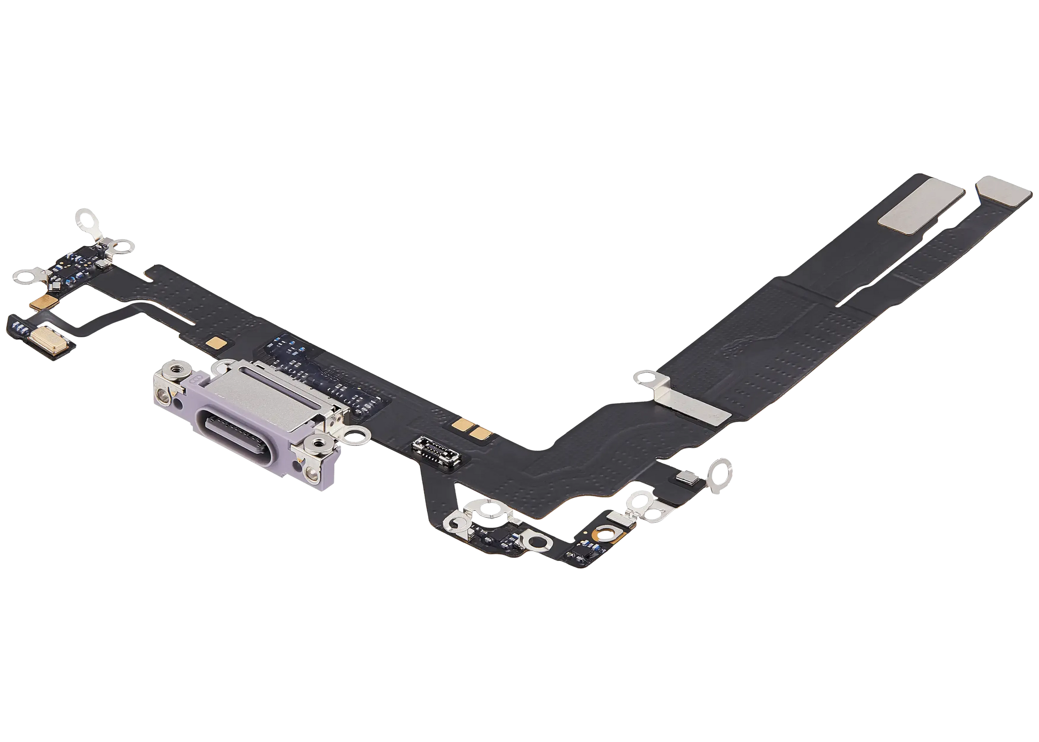 Charging Port Flex Cable For iPhone 17 (Pull) (Lavender)