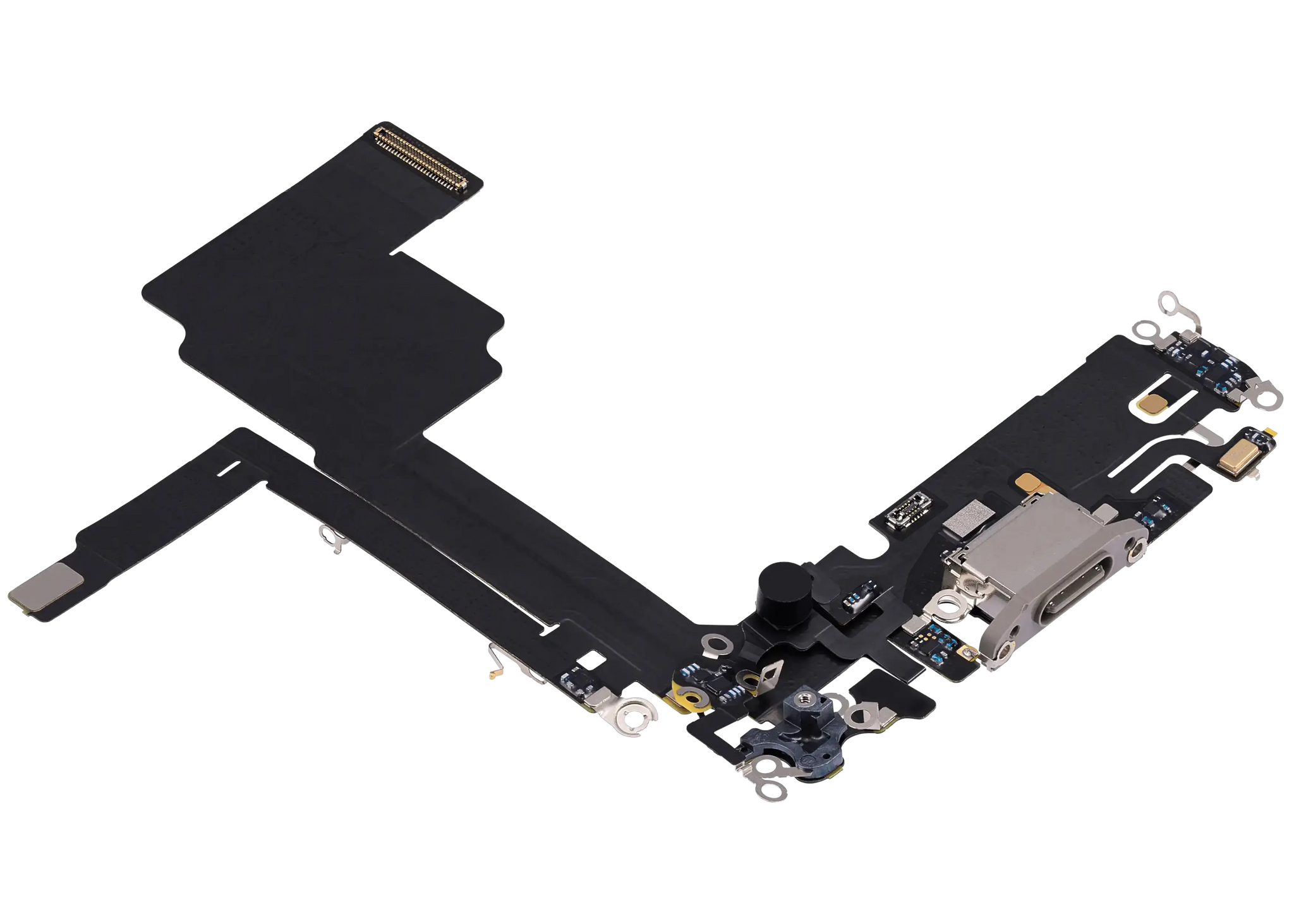Charging Port Flex Cable For iPhone 15 Pro (Pull) (Natural Titanium)