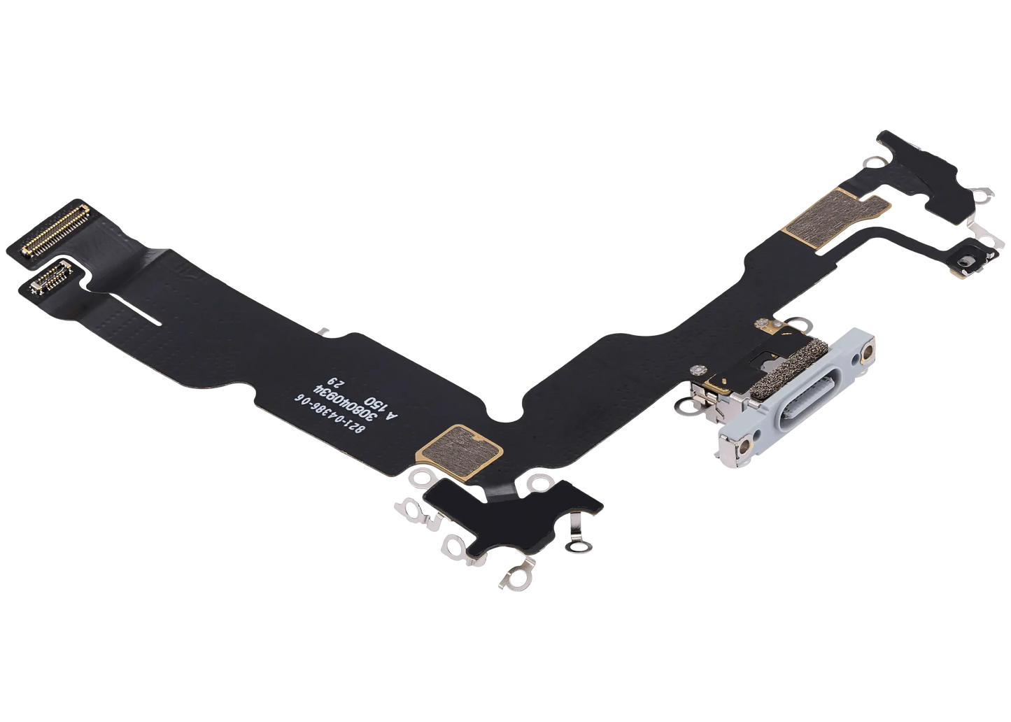 Charging Port Flex Cable For iPhone 15 Plus (Pull) (Blue)