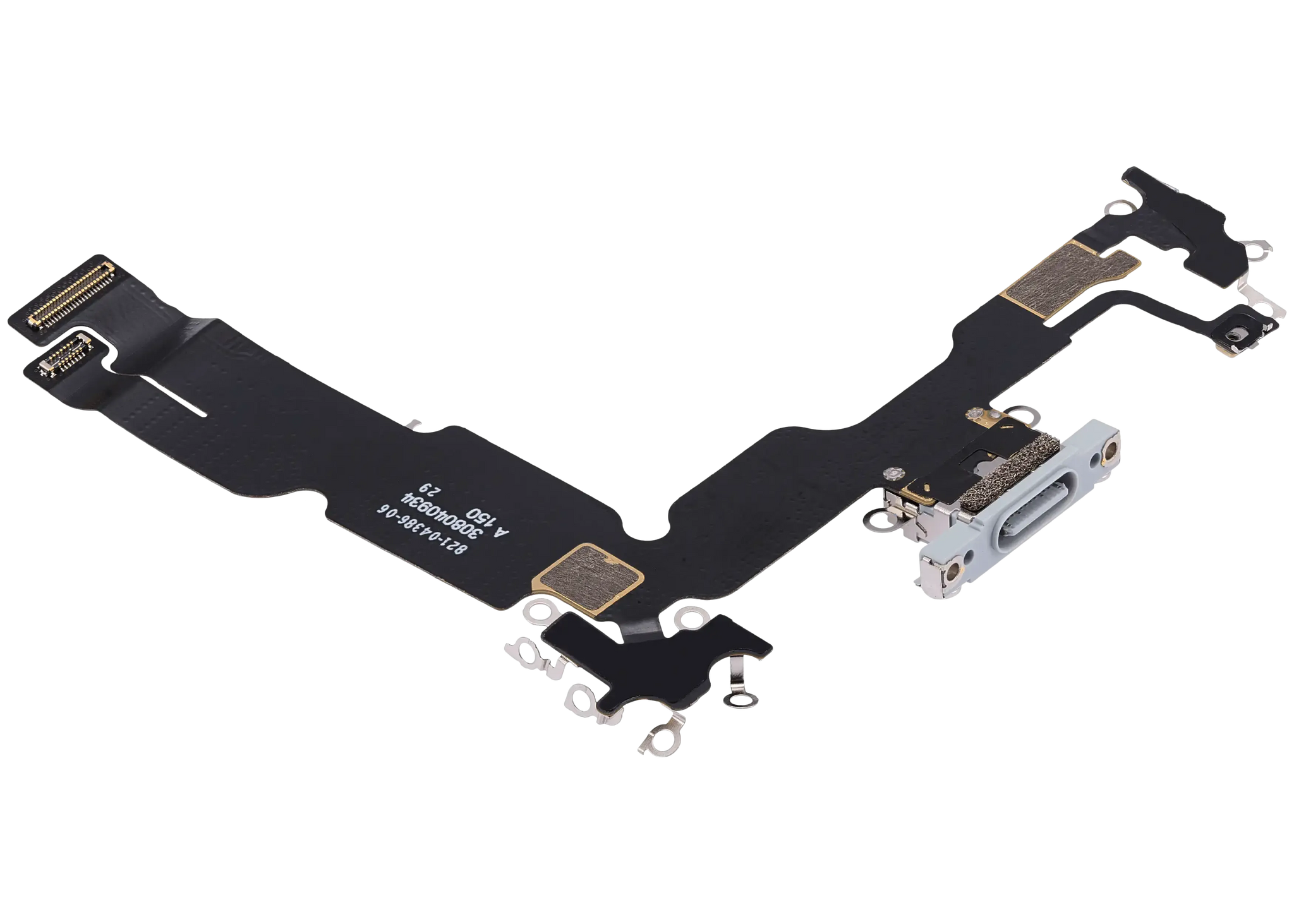 Charging Port Flex Cable For iPhone 15 Plus (Pull) (Blue)