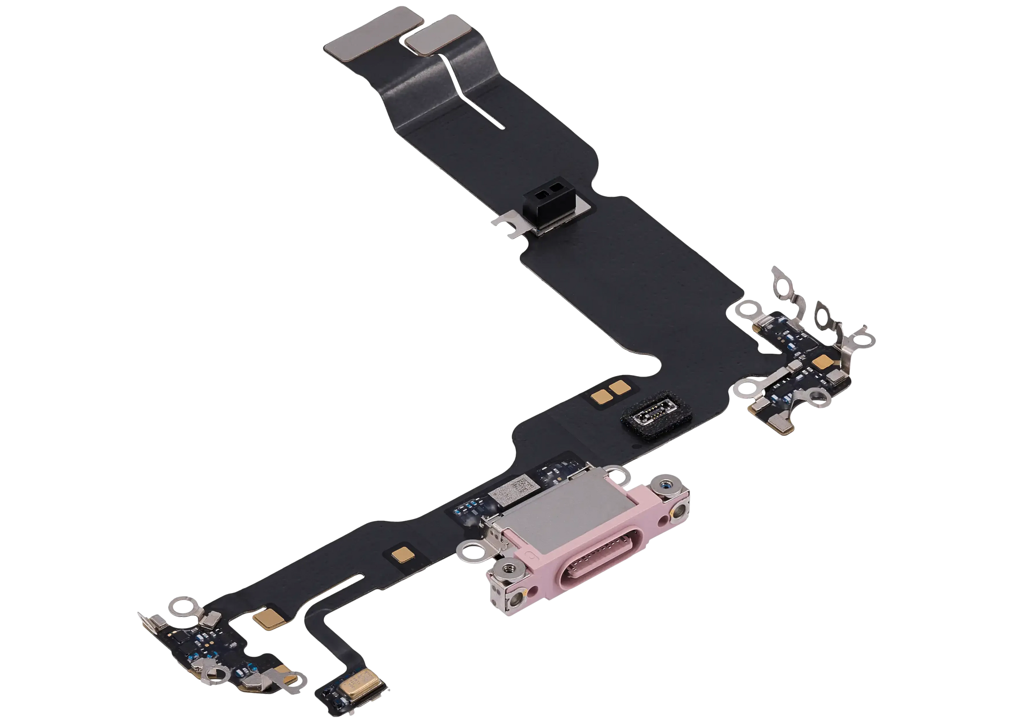 Charging Port Flex Cable For iPhone 15 Plus (Pull) (Pink)