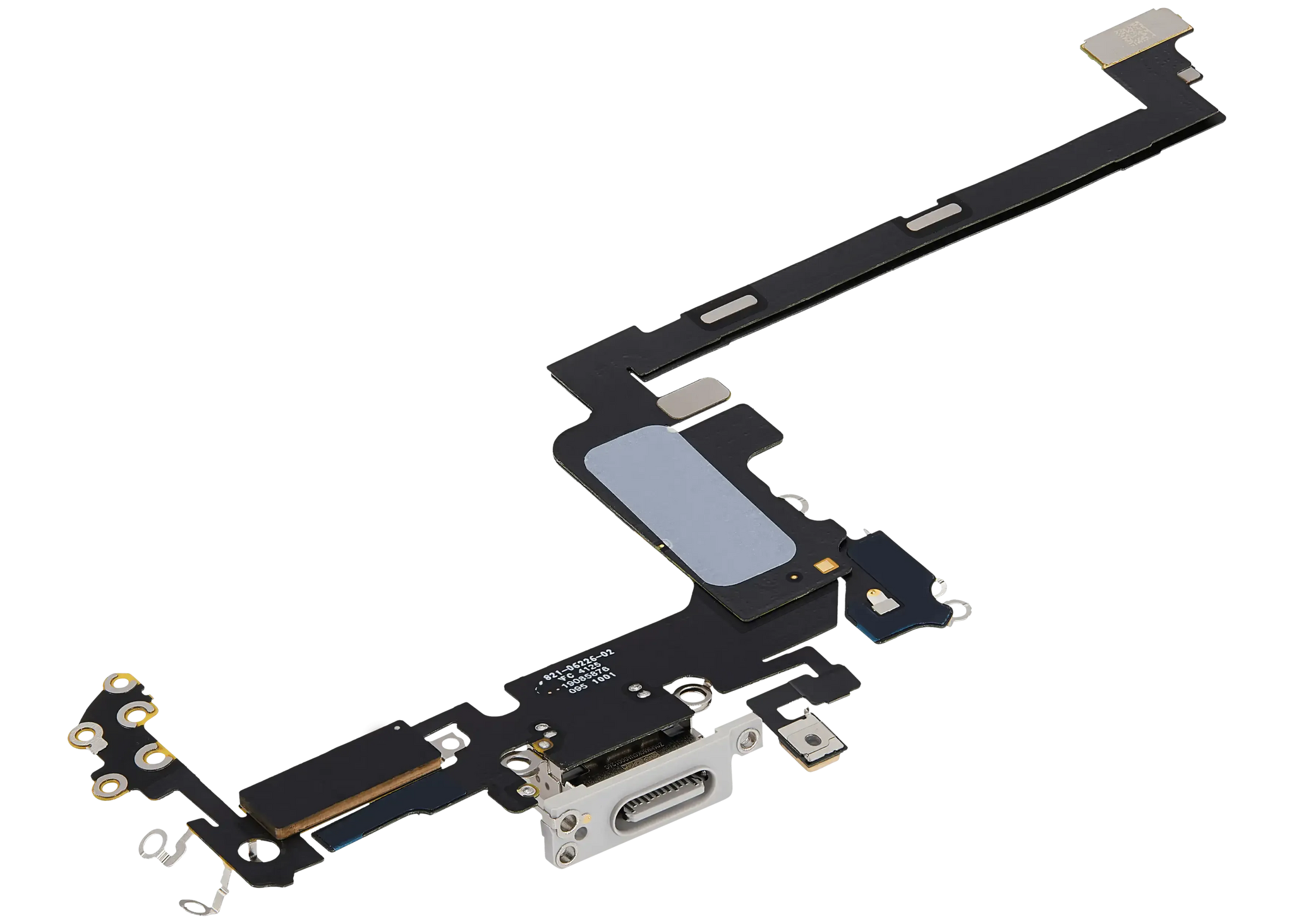 Charging Port Flex Cable For iPhone 17 Pro (Pull) (International Version) (Silver)