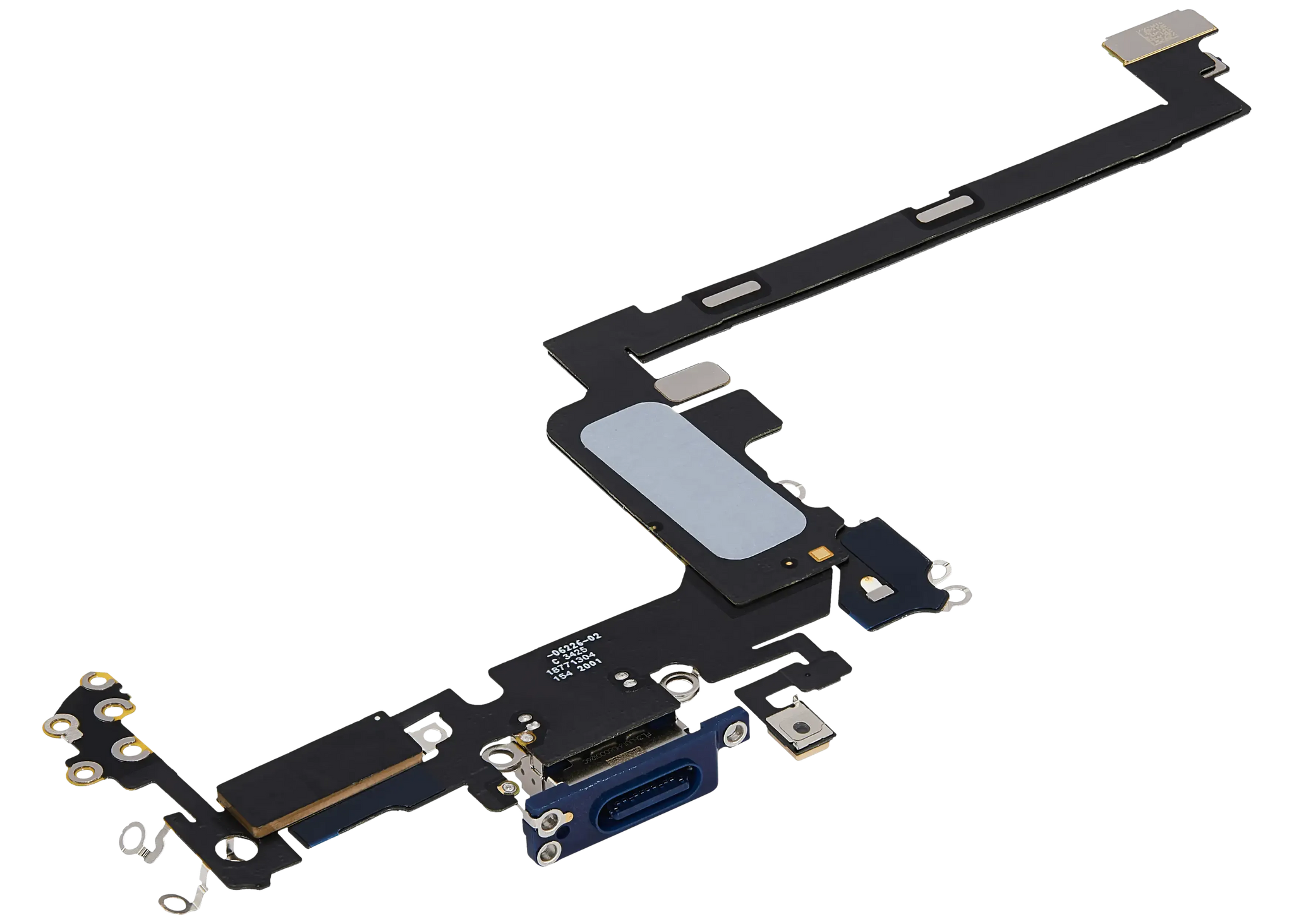 Charging Port Flex Cable For iPhone 17 Pro (Pull) (International Version) (Deep Blue)