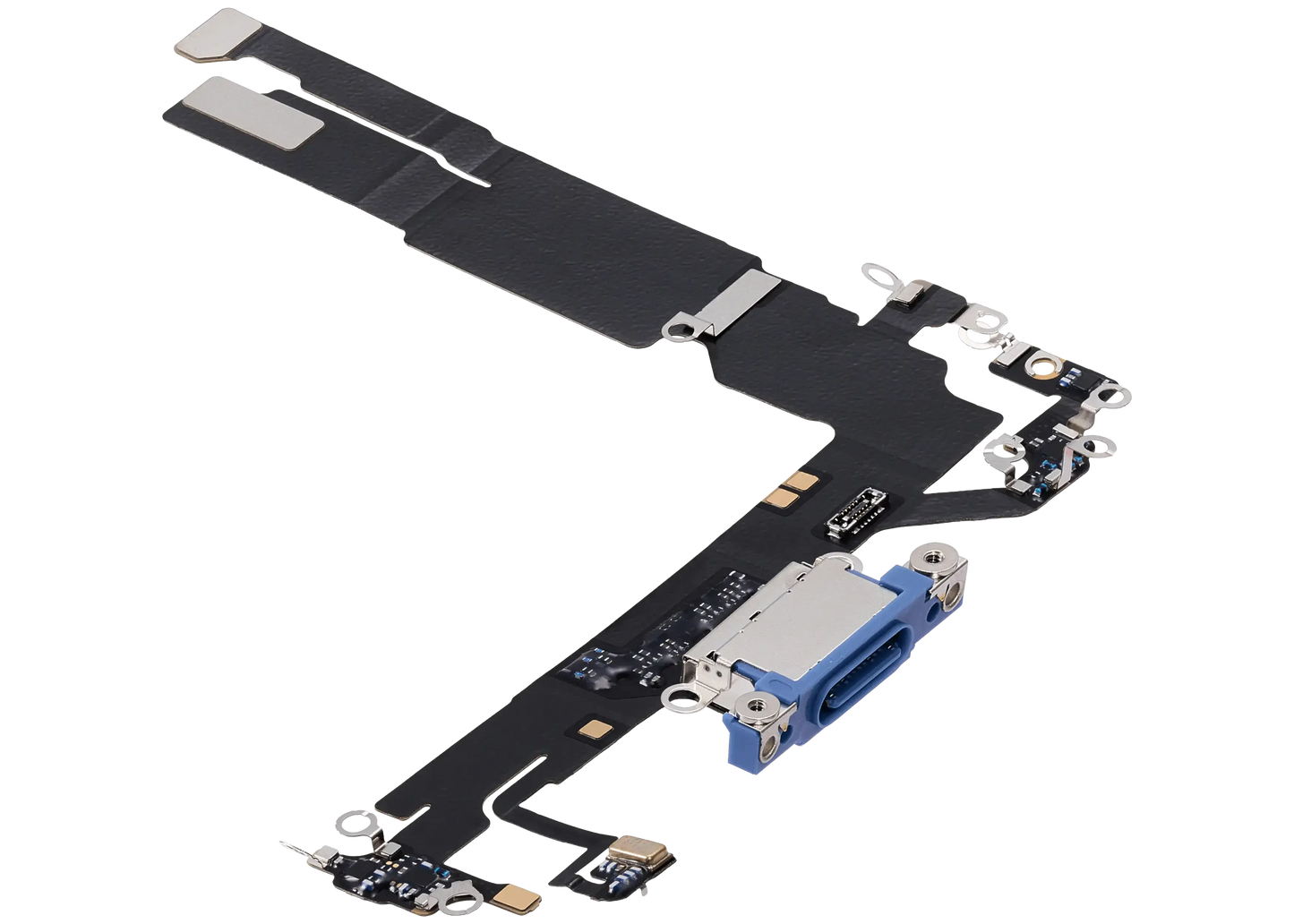 Charging Port Flex Cable For iPhone 16 (Pull) (Ultramarine)