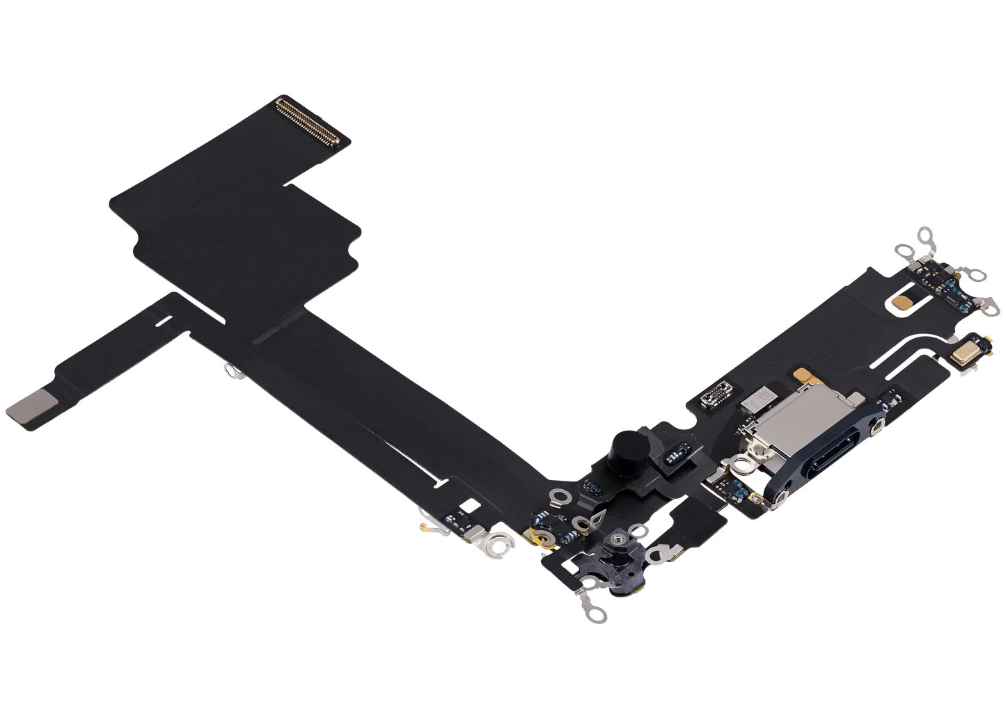 Charging Port Flex Cable For iPhone 15 Pro Max (Pull) (Blue Titanium)