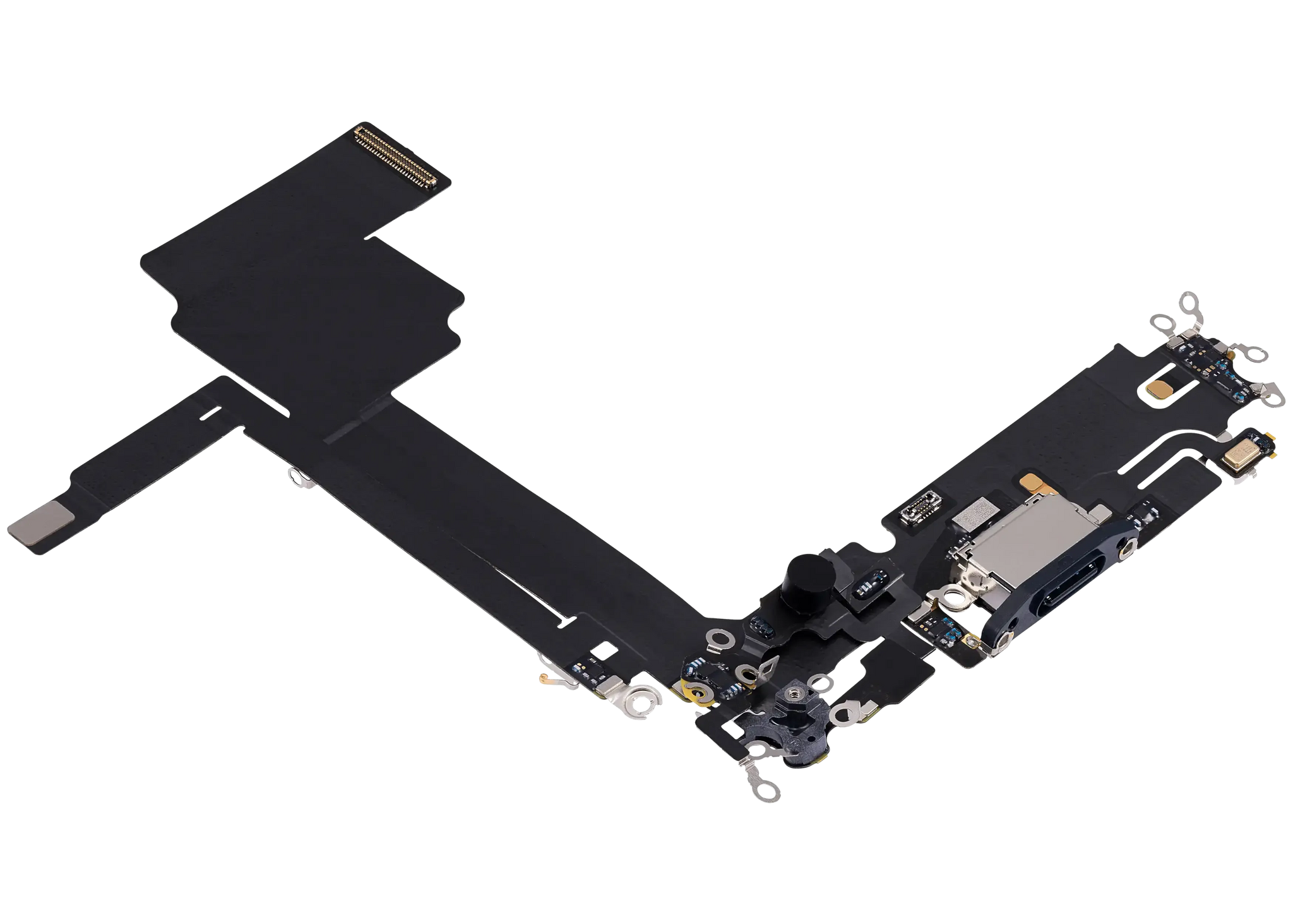 Charging Port Flex Cable For iPhone 15 Pro Max (Pull) (Blue Titanium)