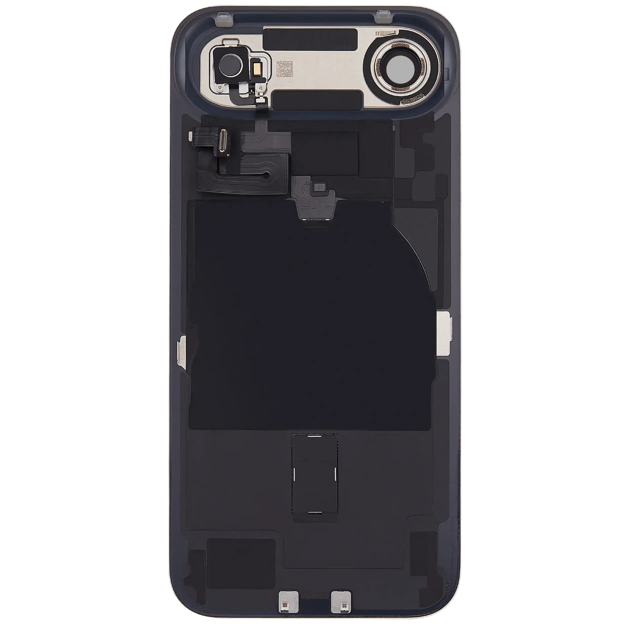 Back Glass W/ MagSafe Magnet & NFC & Flashlight Flex For iPhone Air (Pull) (White)