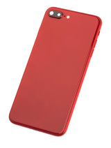 Back Housing W/ Small Components Pre-Installed For iPhone 8 Plus (Used OEM) (Pull) (Red)