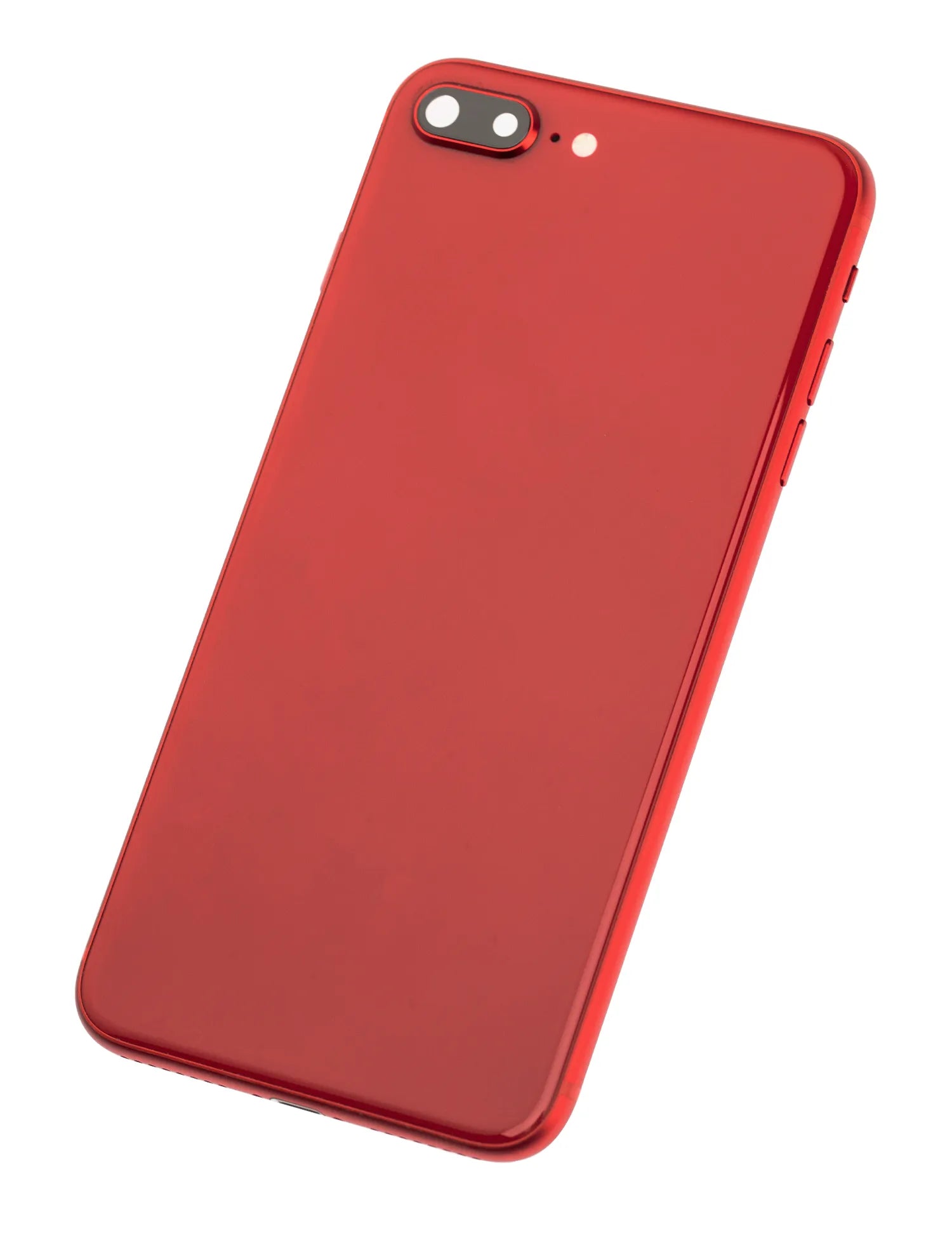 Back Housing W/ Small Components Pre-Installed For iPhone 8 Plus (Used OEM) (Pull) (Red)