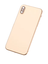 Back Housing W/ Small Components Pre-Installed For iPhone XS (Used OEM) (Pull) (Gold)