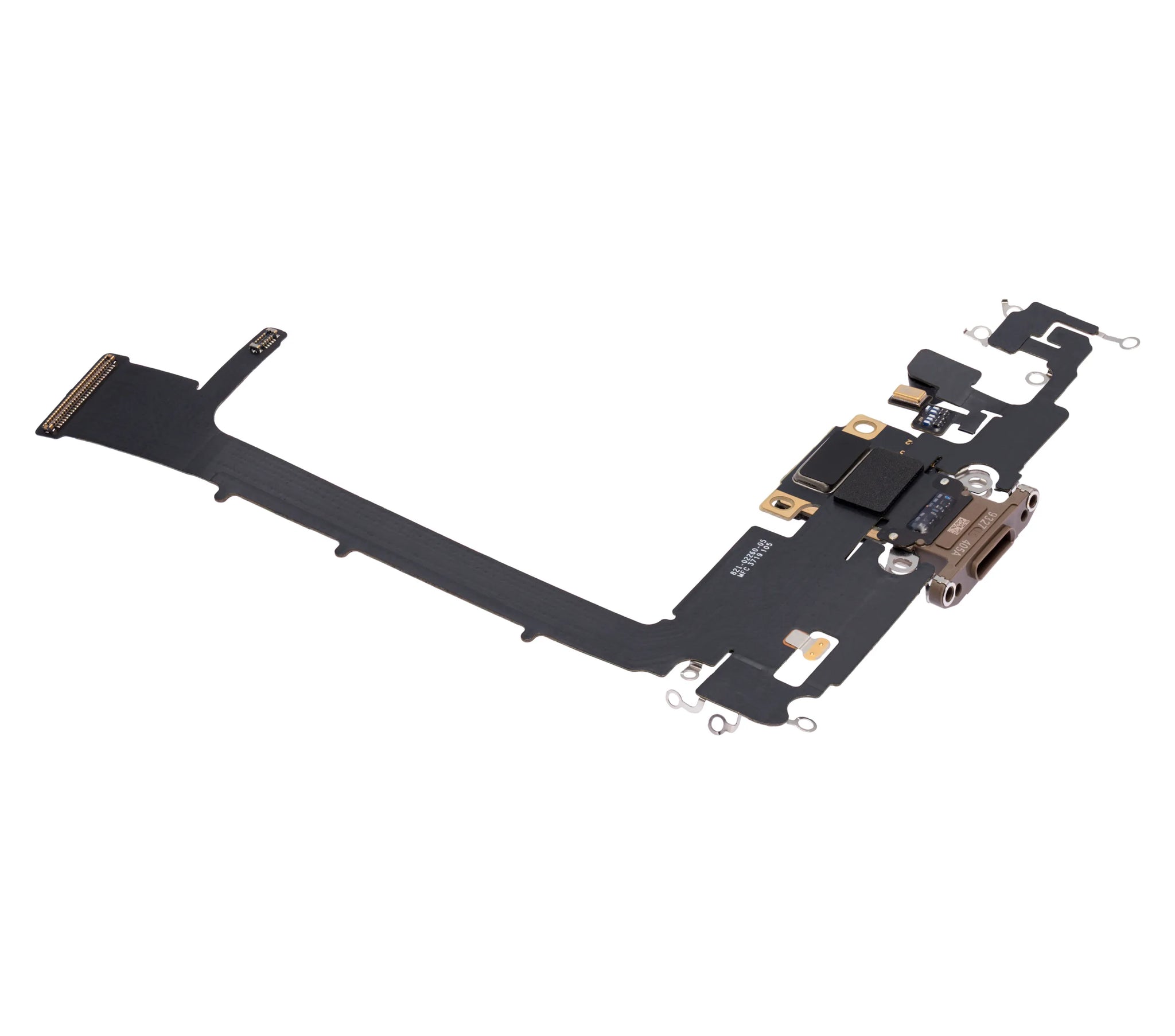 Charging Port Flex Cable With Board For iPhone 11 Pro Max (Used OEM) (Pull) (Gold)