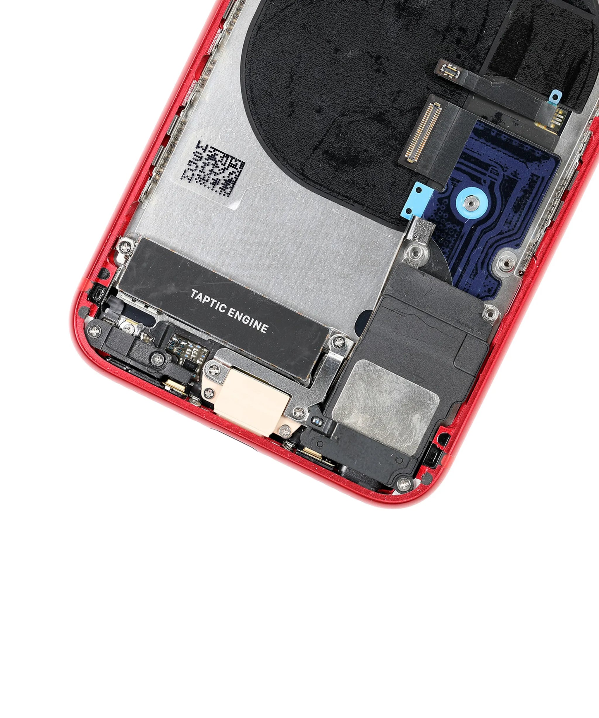 Back Housing W/ Small Components Pre-Installed For iPhone 8 (Pull) (Red)