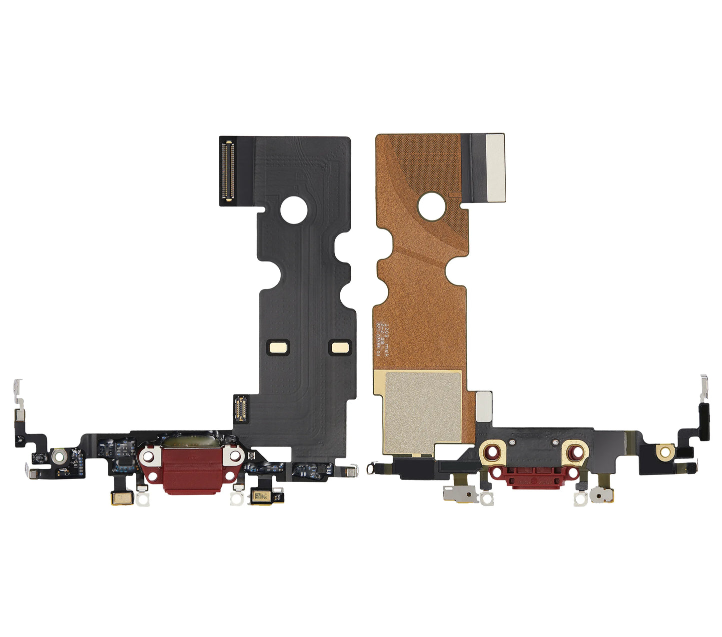 Charging Port Flex Cable For iPhone SE (2022) (Pull) (Red)