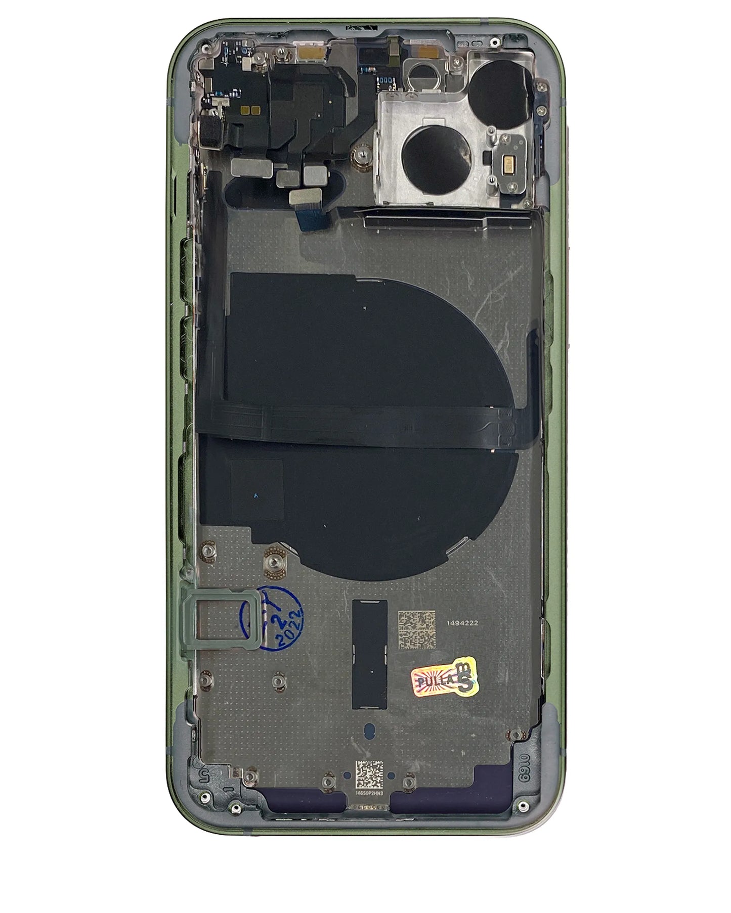 Back Housing W/ Small Parts For iPhone 13 (US Version) (Pull) (Green)