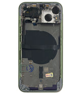 Back Housing W/ Small Parts For iPhone 13 (US Version) (Pull) (Green)