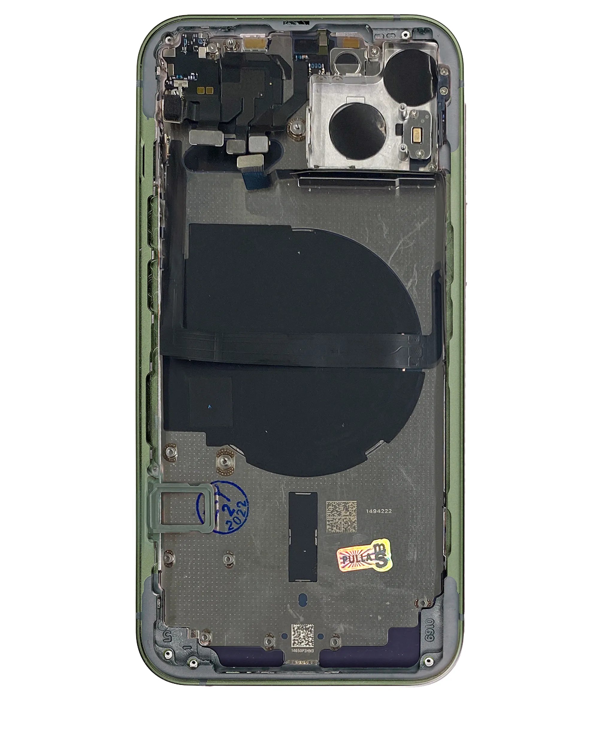 Back Housing W/ Small Parts For iPhone 13 (US Version) (Pull) (Green)