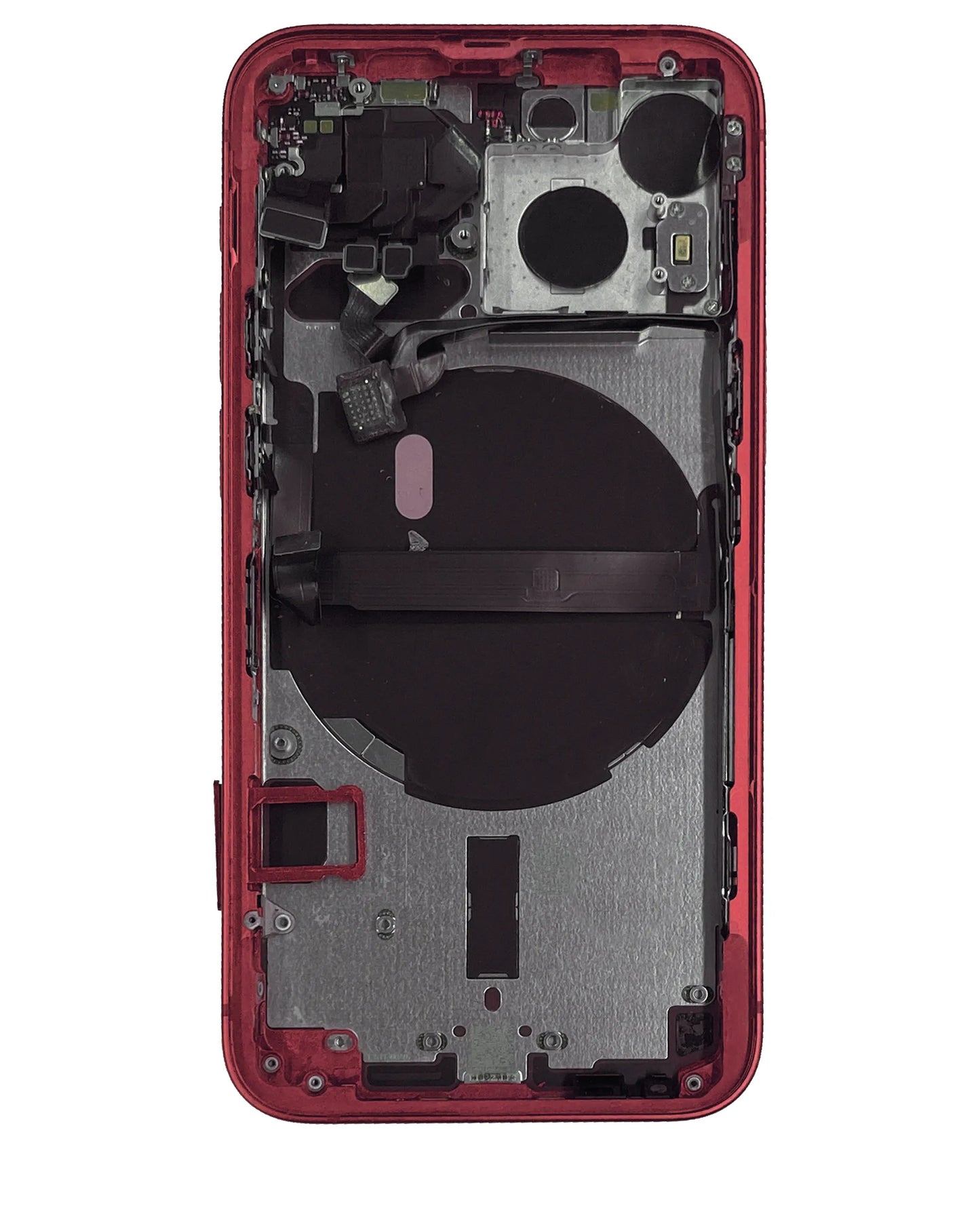 Back Housing W/ Small Parts For iPhone 13 Mini (US Version) (Pull) (Red)