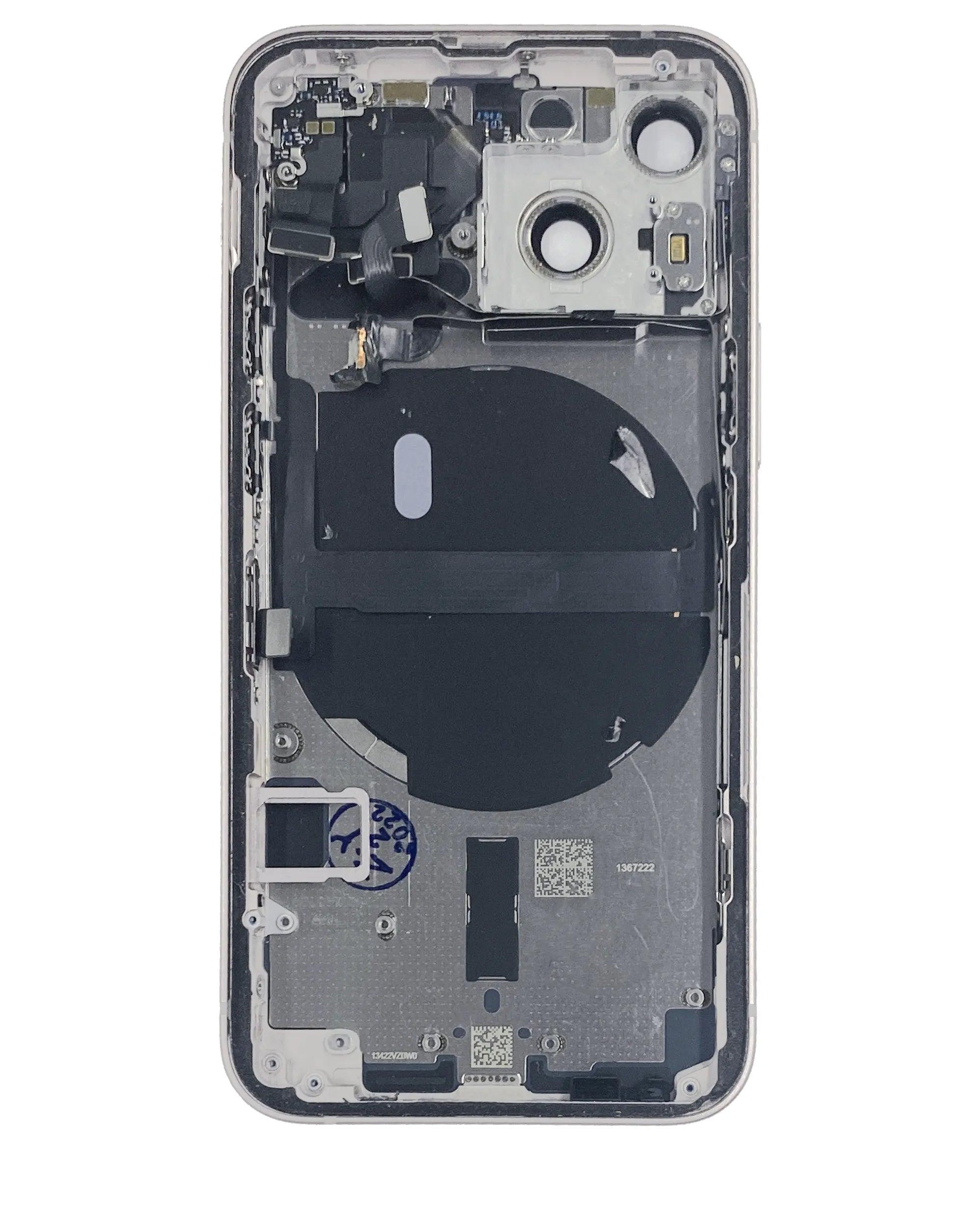 Back Housing W/ Small Parts For iPhone 13 Mini (EU / Global Version) (Pull) (Starlight)